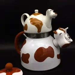 کتری قوری پرانی طرح گاو ⋆ جهیزیه شیک شاپ