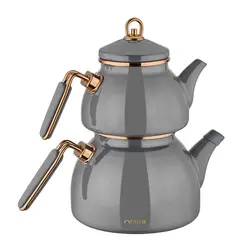 ست کتری و قوری نوا (Neva) مدل لعابی ساخت ترکیه