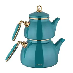 ست کتری و قوری نوا (Neva) مدل لعابی ساخت ترکیه