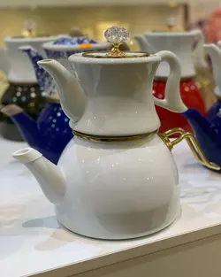 ست کتری و قوری درب الماسی ترک