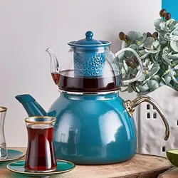 ست کتری و قوری نوا (Neva) مدل پیرکس ساخت ترکیه