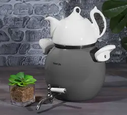 ست کتری قوری لعابی شیردارSWEET LIFE