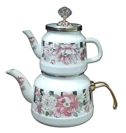 ست کتری و قوری لعابی Miss Betty مدل Flower