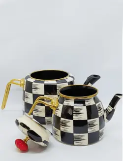 ست کتری قوری شطرنجی آجار