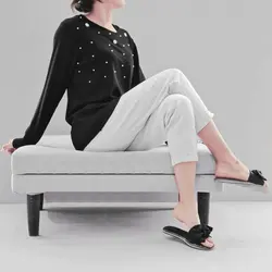 بلوز وارداتی بافت مروارید دوزی