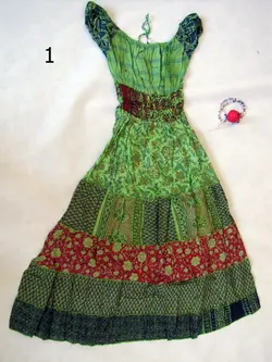 پیراهن ساحلی آستین کوتاه