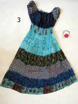 پیراهن ساحلی آستین کوتاه