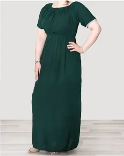 پیراهن ساحلی جلو سه دکمه