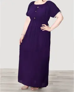 پیراهن ساحلی جلو سه دکمه