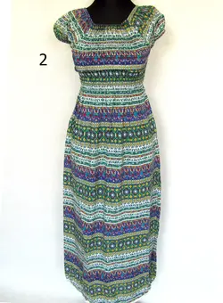 پیراهن ساحلی طرح جاجیم