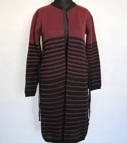 مانتو بافت طرح دار