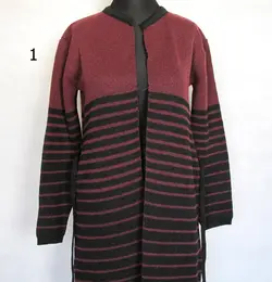 مانتو بافت طرح دار