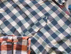 مانتو(شومیز) کلاه دار چهارخانه