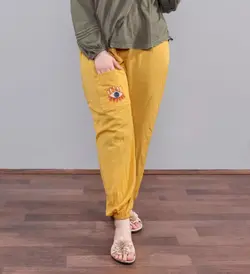 شلوار اسلش طرح چشم