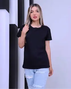 تیشرت تمام نخ ساده رنگی برند mmc ترک