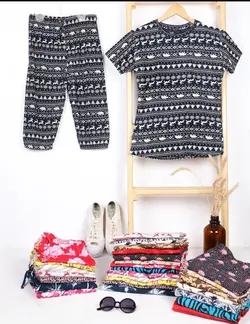 ست دوتیکه تیشرت شلوارک H&amp;M