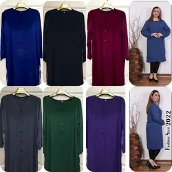 مانتو نخی شسته شده بدون آبرفت