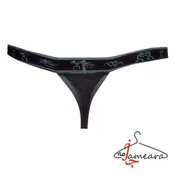 شورت مردانه لامبادا نوکمدادی با کش طرح دار