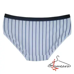 شورت زنانه نخی 03 | رنگ سفید طرحدار