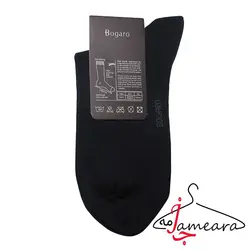 جوراب مردانه نخی طرح‌دار سرمه‌ای تیره | سایز 41 - 45 | فروشگاه اینترنتی جامه آرا