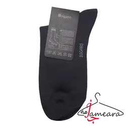 جوراب مردانه نخی طرح‌دار طوسی | سایز 41 - 45 | فروشگاه اینترنتی جامه آرا