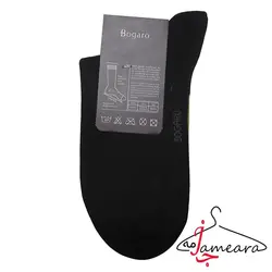 جوراب مردانه نخی طرح‌دار مشکی | سایز 41 - 45 | فروشگاه اینترنتی جامه آرا