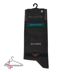 جوراب مردانه نخی قهوه‌ای | سایز 41 - 45 | فروشگاه اینترنتی جامه آرا