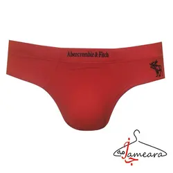شورت مردانه اسلیپ طرح Abercrombie قرمز