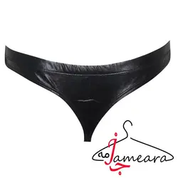 شورت مردانه مشکی براق مدل لامبادا | سایز XL و XXL