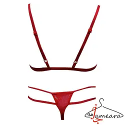 شورت و سوتین فانتزی قرمز | فری سایز