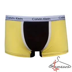 شورت مردانه  پادار calvin klein زرد