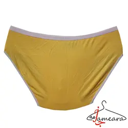 شورت اسلیپ تابستانی زرد رنگ