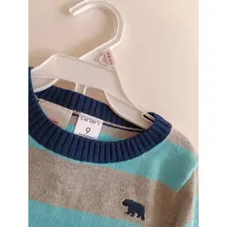 ست بلوز بافت و شلوار نوزادی برند کارترز(۶تا۹ماه)