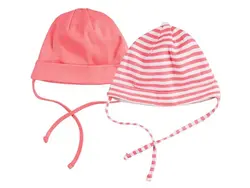 یک جفت کلاه نوزادی تمام پنبه برند لوپیلو آلمان