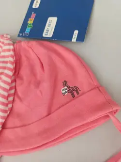 یک جفت کلاه نوزادی تمام پنبه برند لوپیلو آلمان