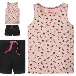 ست تیشرت و شلوارک دخترانه و زنانه(۱۲تا۱۴سال تا سایز ۳۸ زنانه)