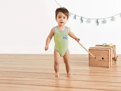 پک دوتایی بادی رکابی نوزادی سوزنی سایزبندی 6ماه تا24 ماه