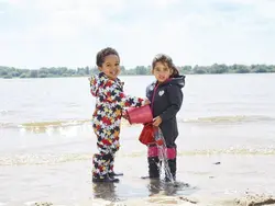 کاپشن سرهمی سافت‌شل نوزادی ضد باد و آب(6تا12ماه)