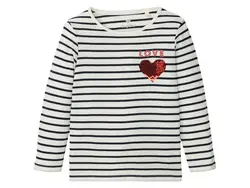 آستین بلند بهاره پولک برگردان (۲تا۴سال)