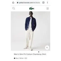 پیراهن اسلیم فیت و بسیار شیک مردانه(مدیوم)