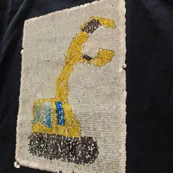 بلوز پولک برگردان (مناسب قدکل ۱۲۸)