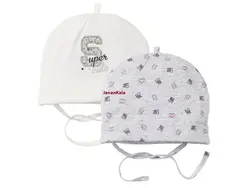 یک جفت کلاه نوزادی نخی آلمانی