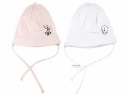 یک جفت کلاه کودک نخی آلمانی Looney Tunes