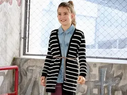 تونیک بافت جلوباز دخترانه پپرتز آلمان(۶تا۸سال)