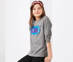 بلوز آستین بلند پولک برگردان دخترانه و زنانه