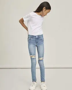 جین دخترانه جذاب اسکینی اورجینال - فروشگاه لباس جانان‌