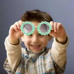 عینک آفتابی بچگانه طرح بابونه یو وی ۴۰۰ - فروشگاه لباس جانان‌