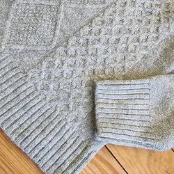 پلیور بافت یقه‌شل زنانه اسمارا (لارج) - فروشگاه لباس جانان‌