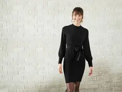 پیراهن بافت بسیار جذاب زنانه اسمارا(سایز مدیوم) - فروشگاه لباس جانان‌