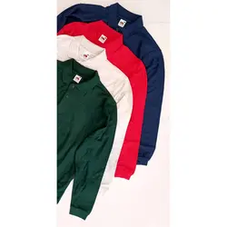 پولوشرت آستین بلند و تمام پنبه